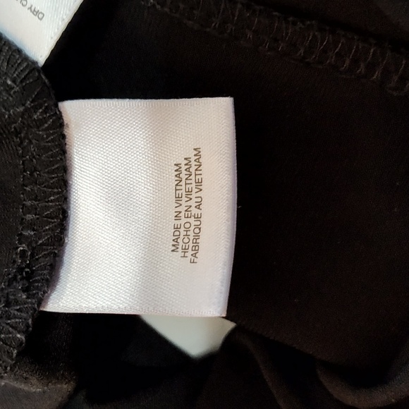 Kim Rogers Size XL Black Sleeveless V Neck Cowl Detail Shell Blouse Layering - Picture 8 of 14